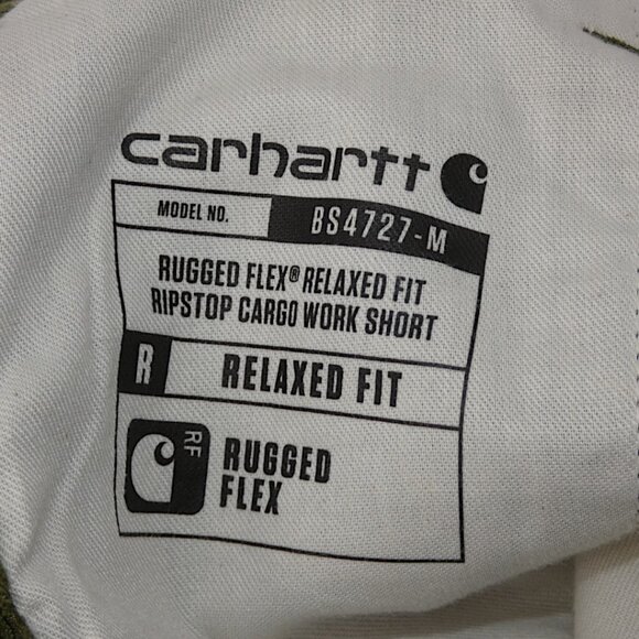 NWOT Carhartt Rugged Flex Utility Cargo Ripstop Shorts 34 Green Workwear - Picture 9 of 9